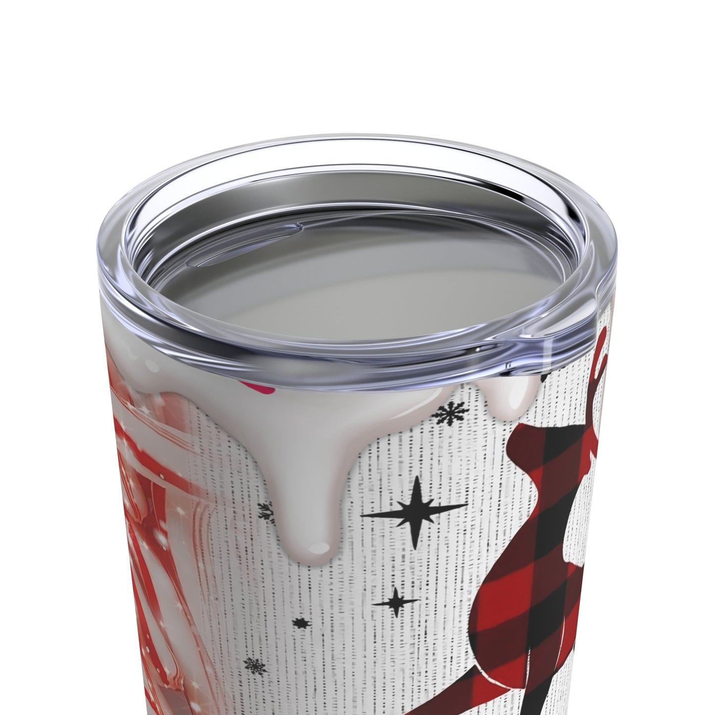 Plaid Deer Tumbler 20oz