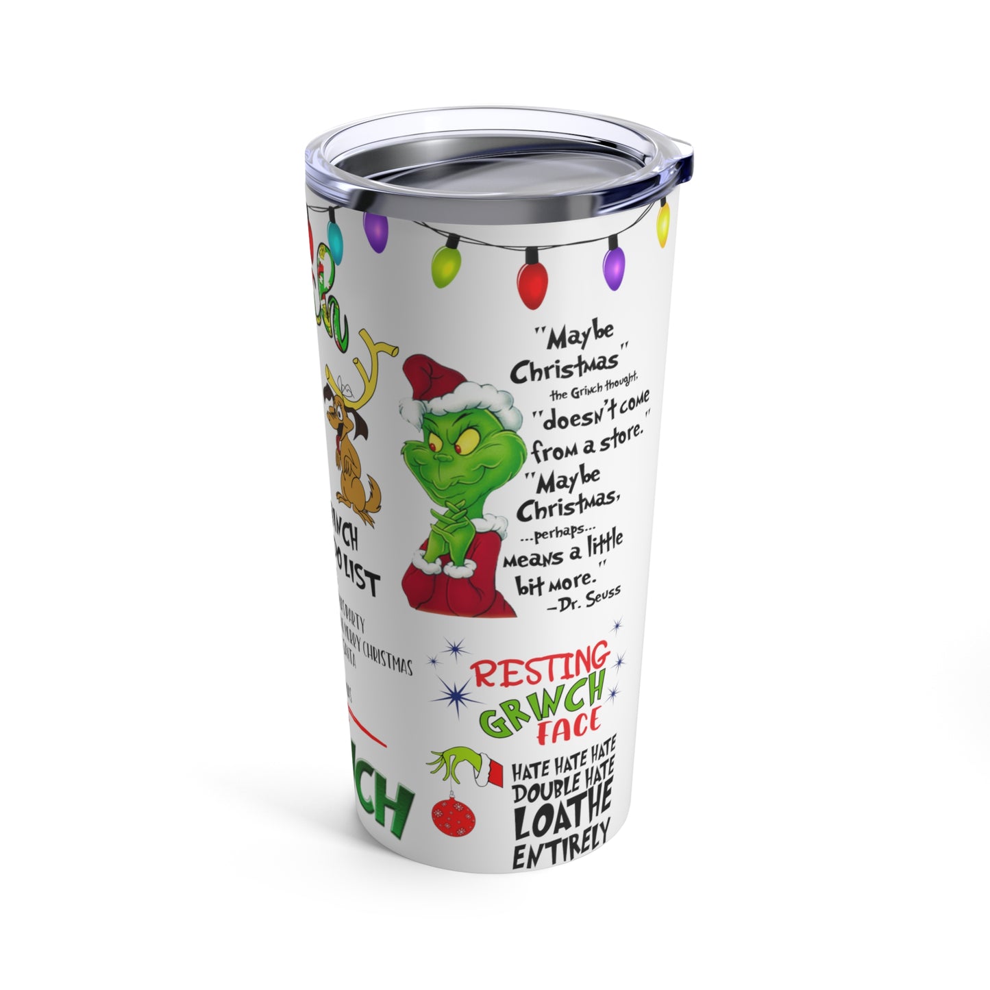 The Grinch Tumbler 20oz