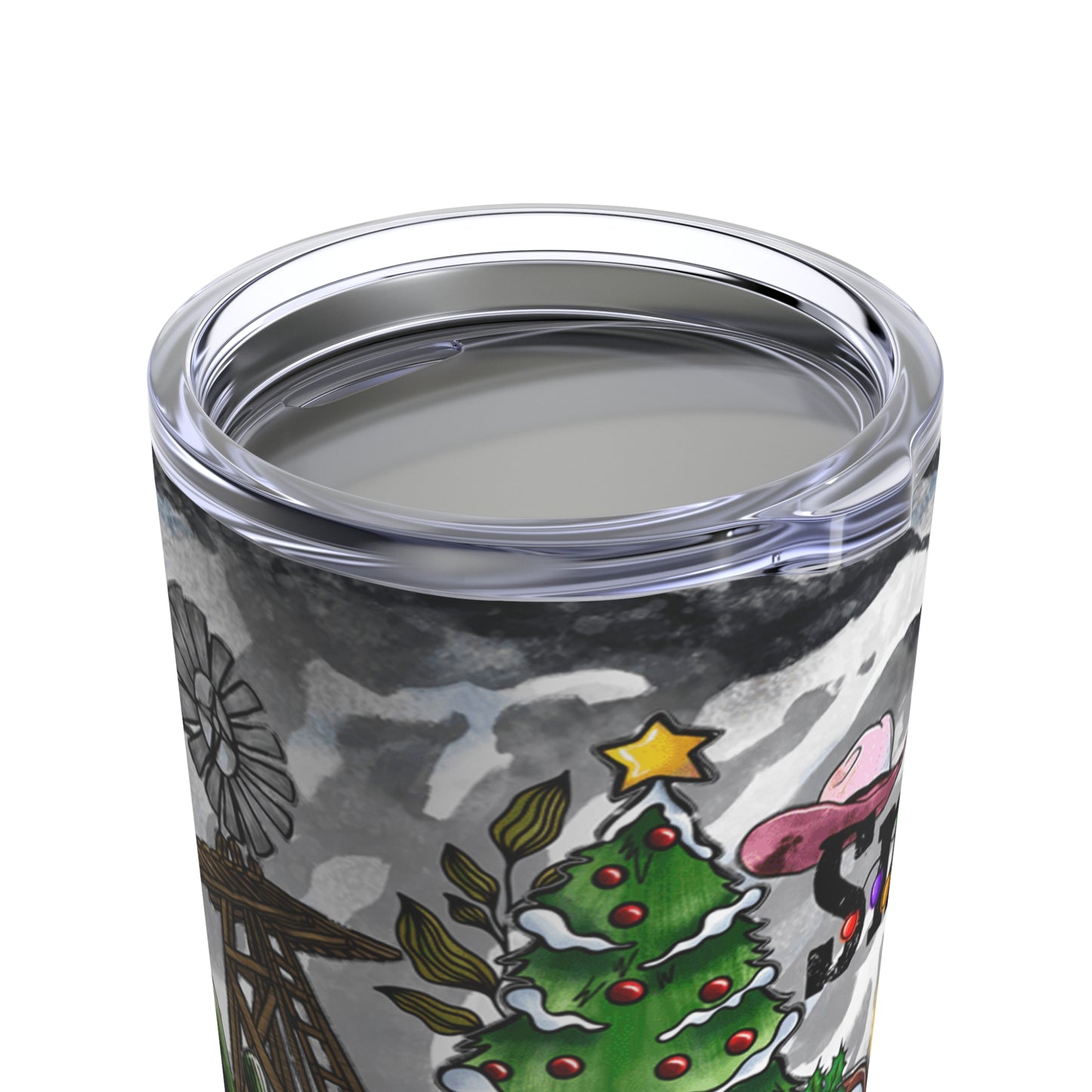 Just A Small Town Christmas Girl Tumbler 20oz