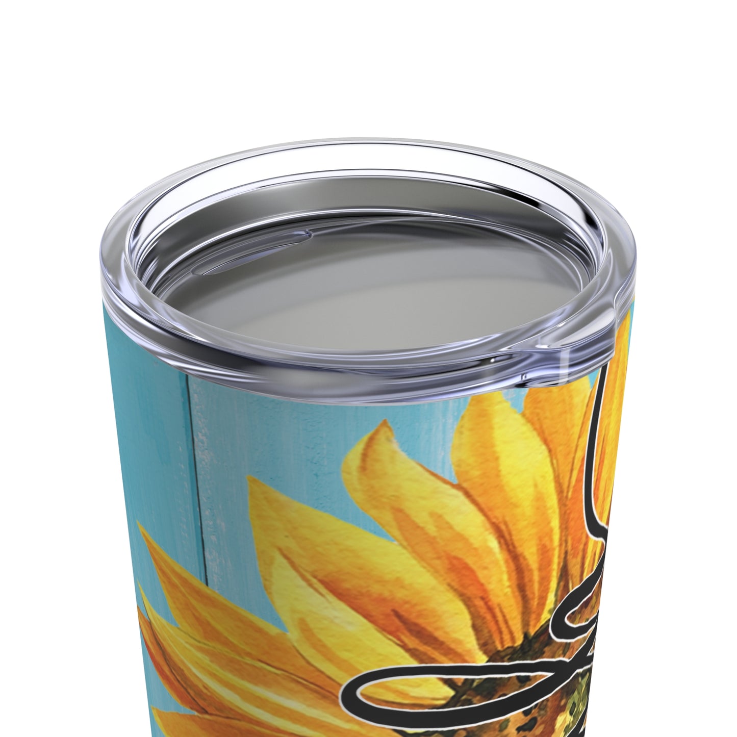 Faith Sunflower Tumbler 20oz