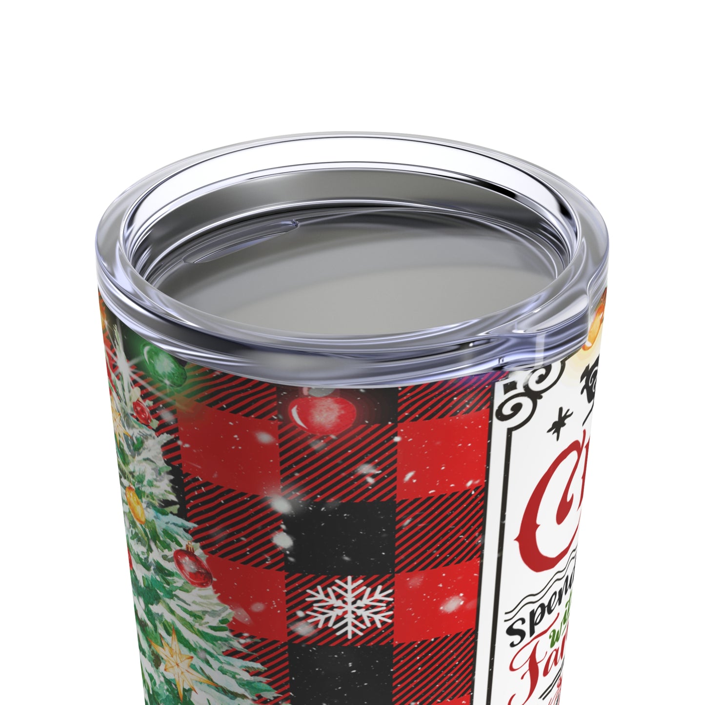 Christmas Rules Tumbler 20oz