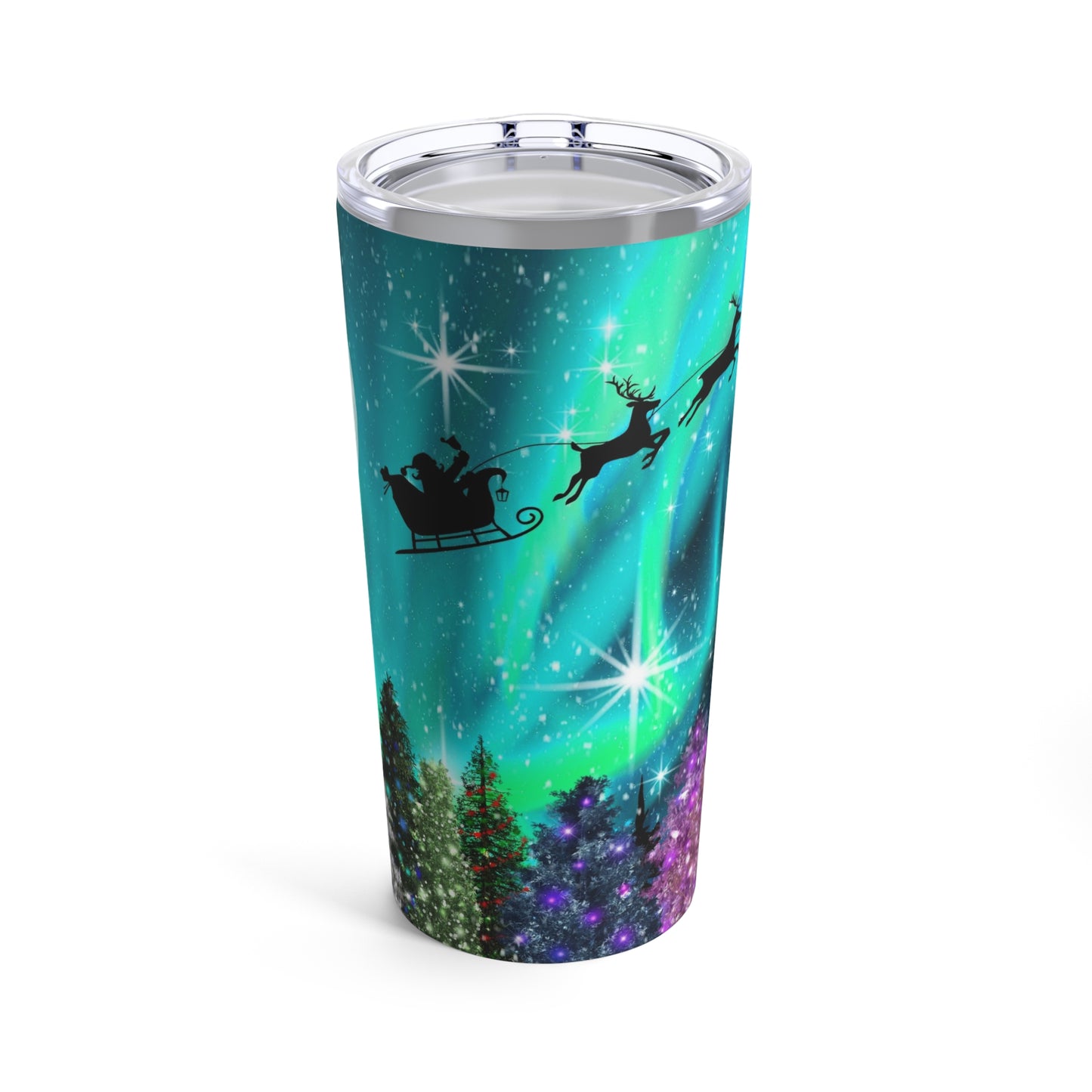 Santa's Sleigh Tumbler 20oz