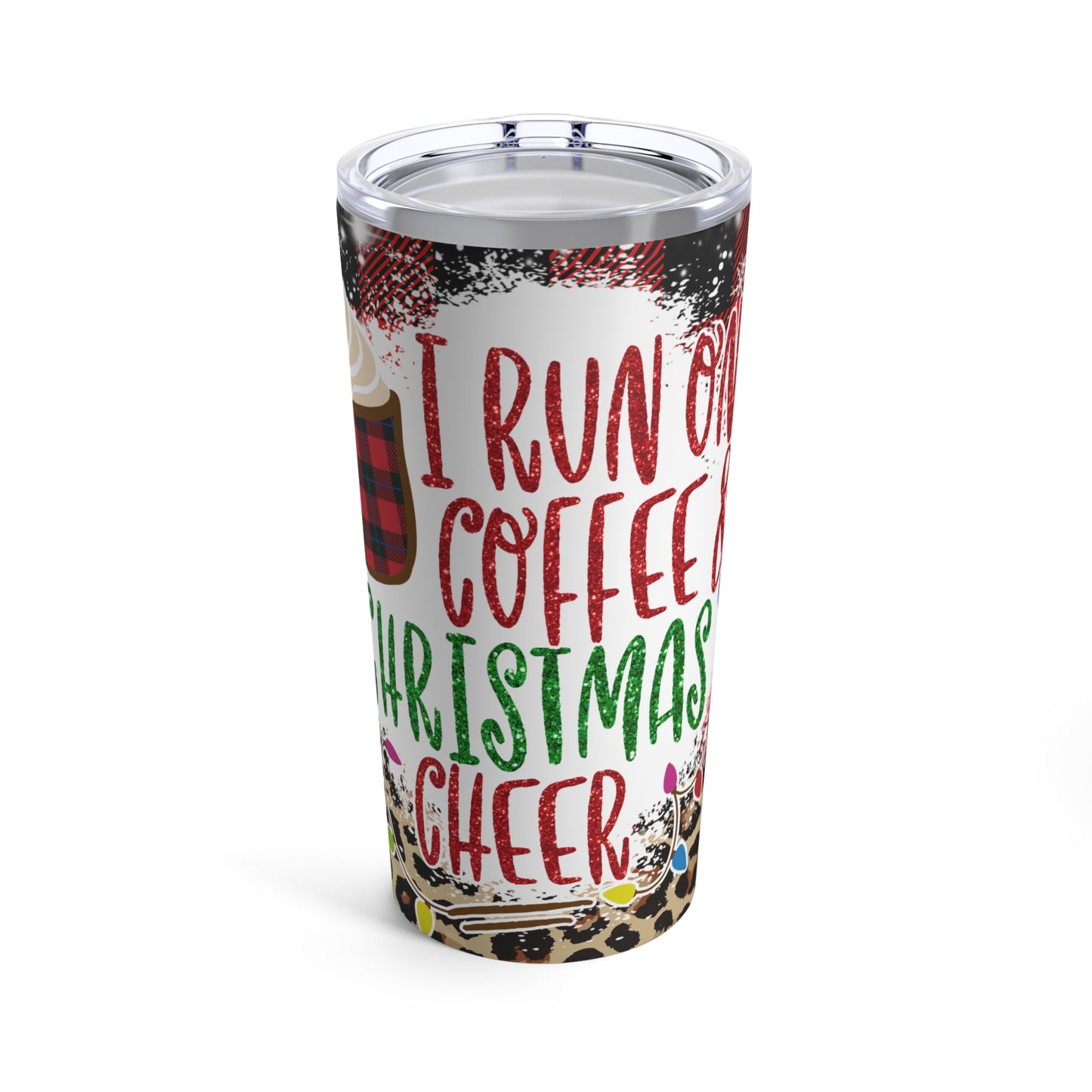 Coffee & Christmas Cheer Tumbler 20oz