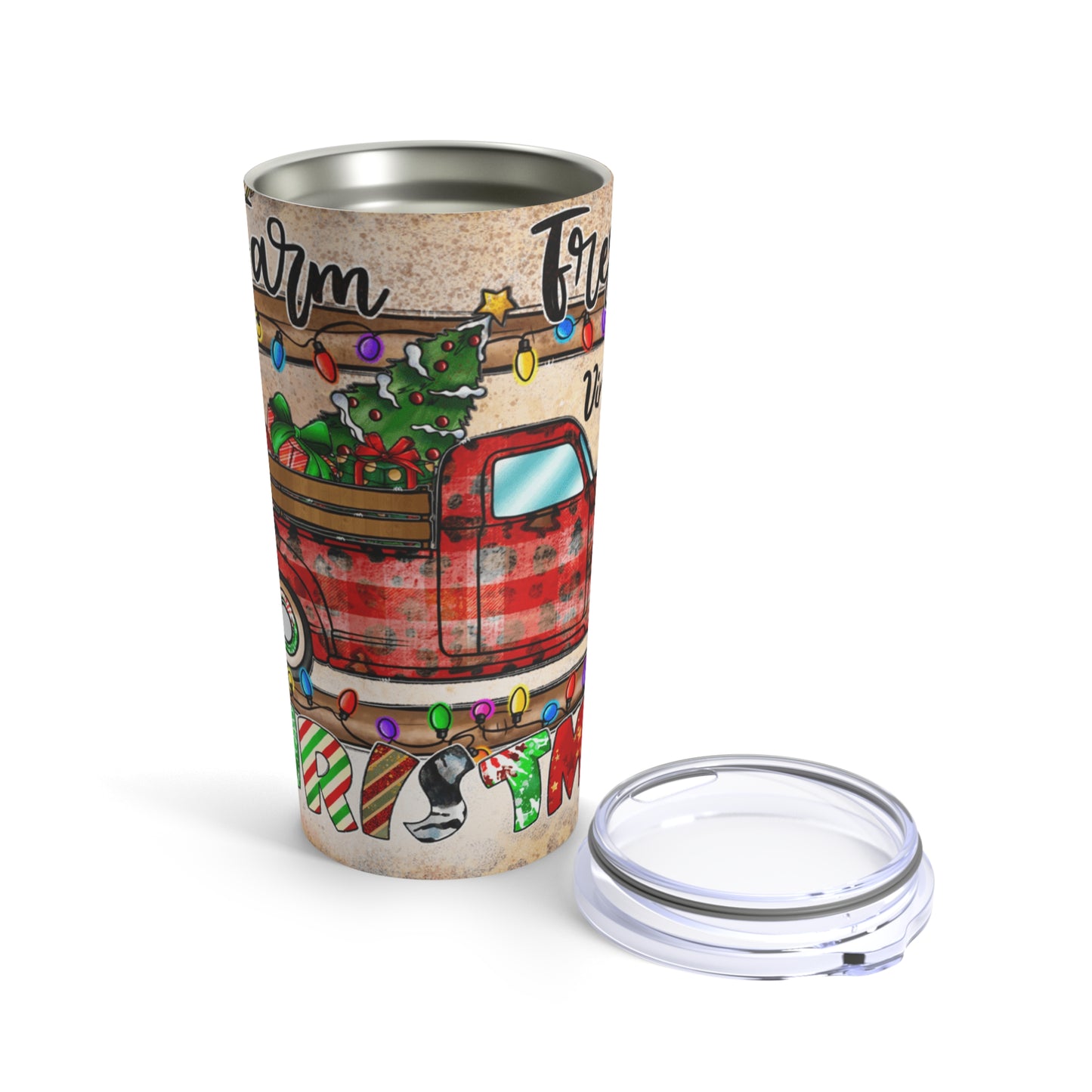 Farm Fresh Christmas Tumbler 20oz