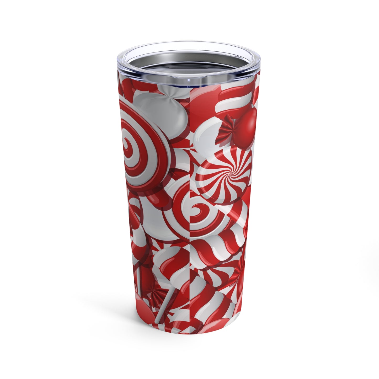 Candy Cane Wishes Tumbler 20oz