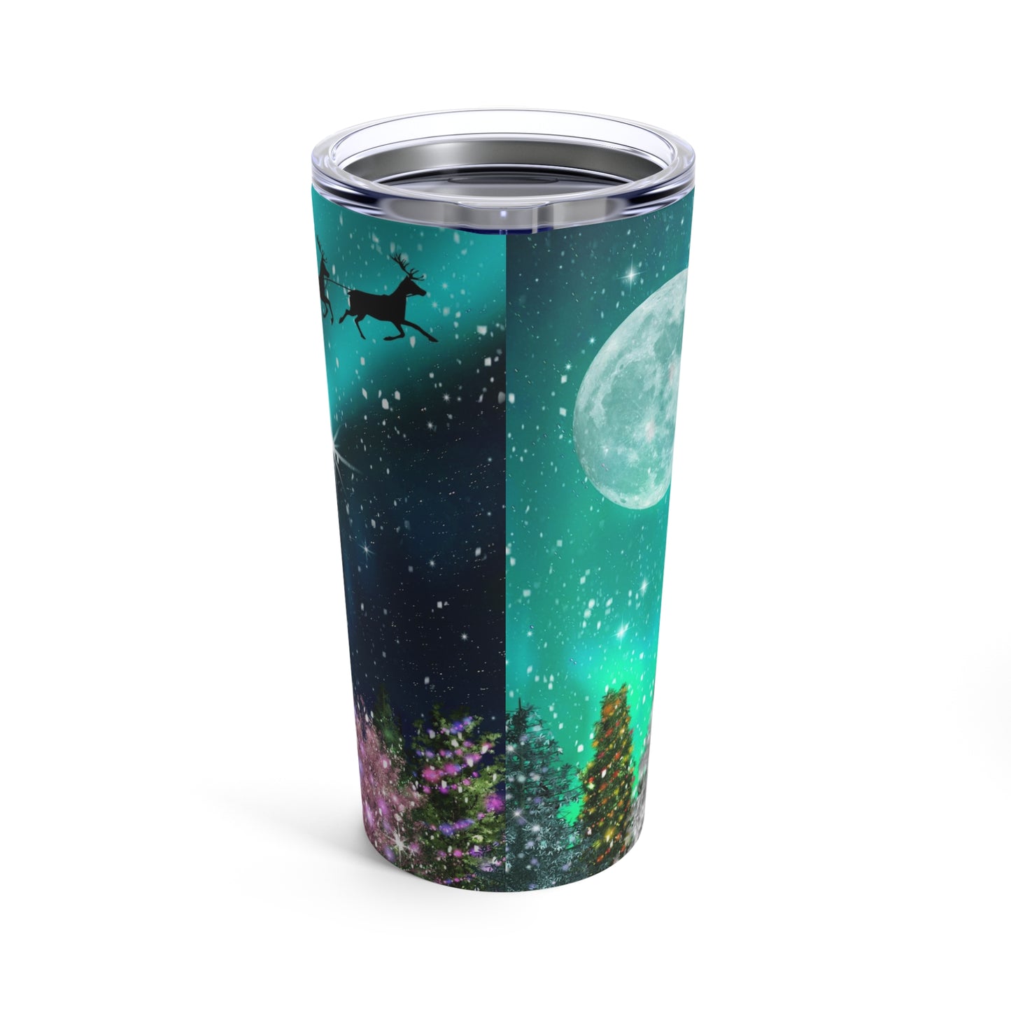 Santa's Sleigh Tumbler 20oz