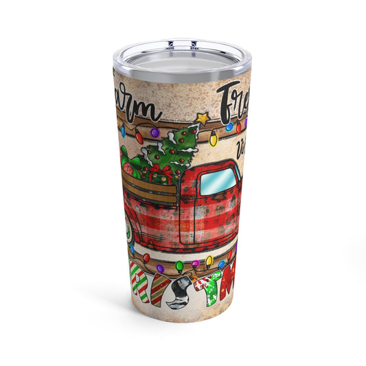 Farm Fresh Christmas Tumbler 20oz