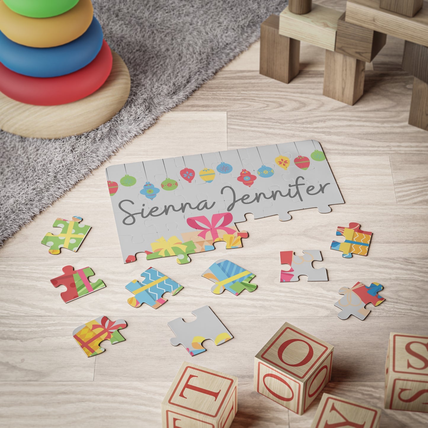 It's Present Time Personalized Kids' Puzzle, 30-Piece