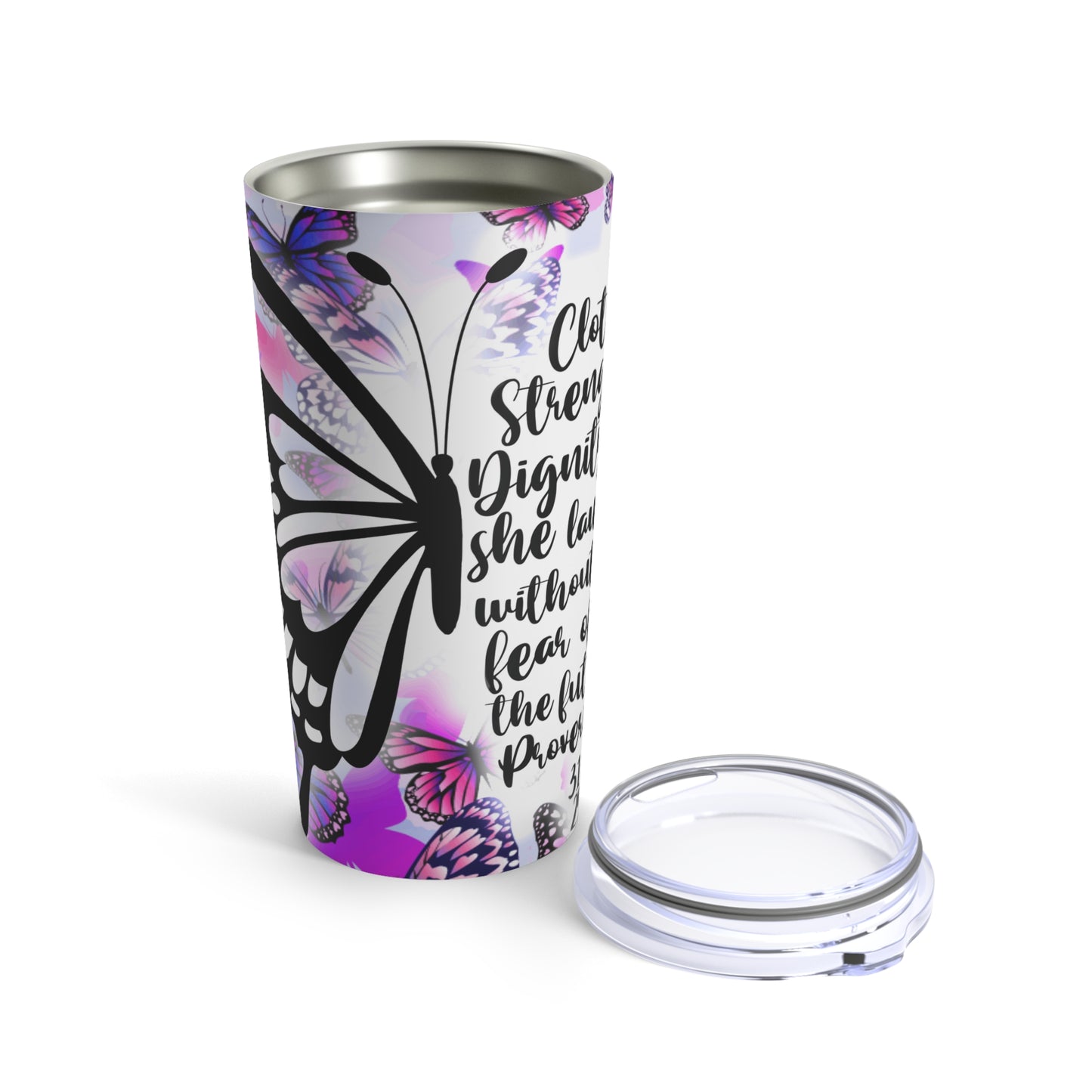 Proverbs 31:25 Tumbler 20oz