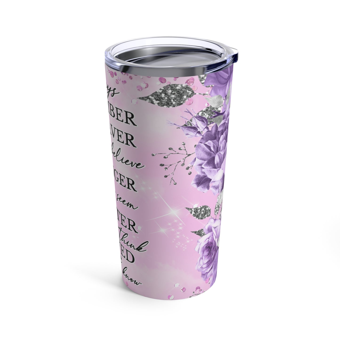 Always Remember Tumbler 20oz