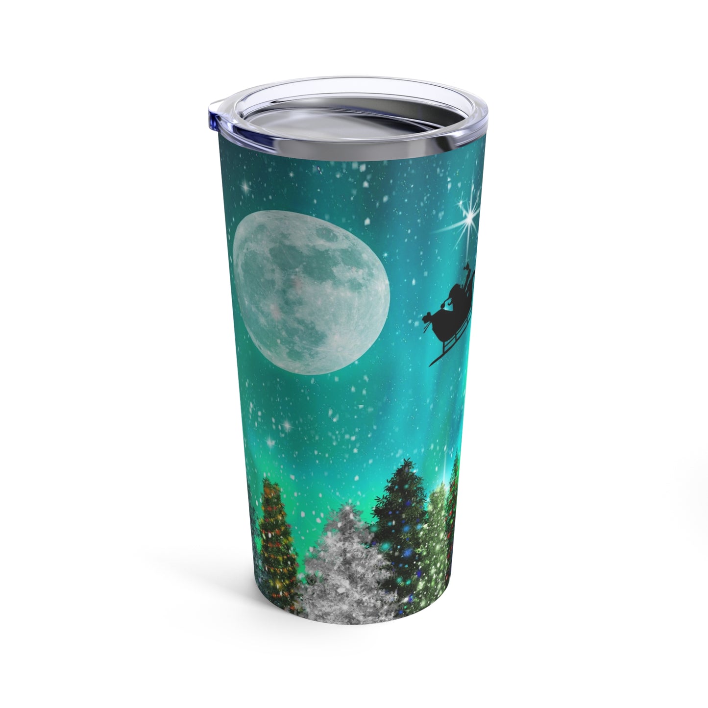 Santa's Sleigh Tumbler 20oz