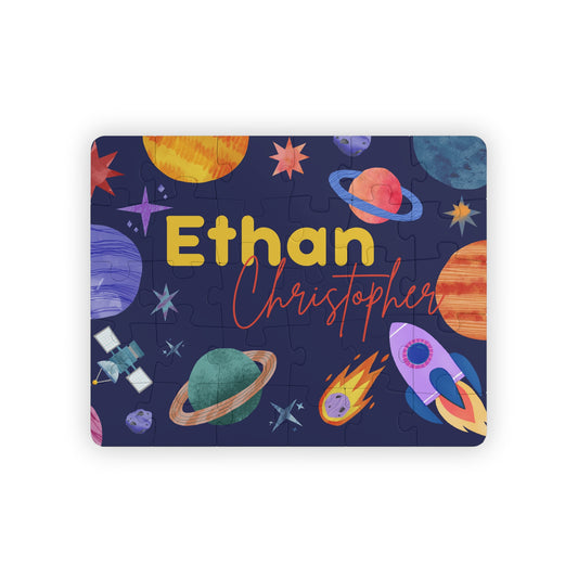 Out Of This World Personalized Kids' Puzzle, 30-Piece