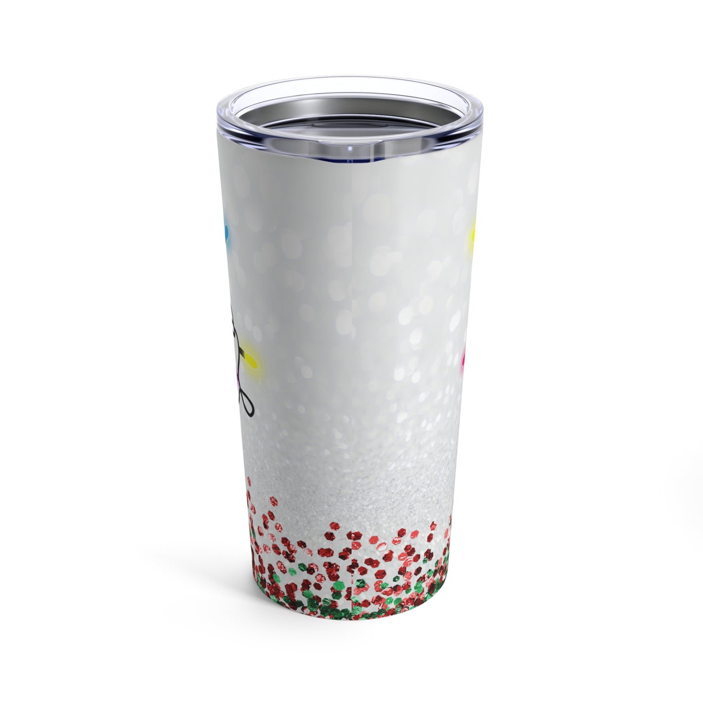 My Favorite Color Is Christmas Lights Tumbler 20oz