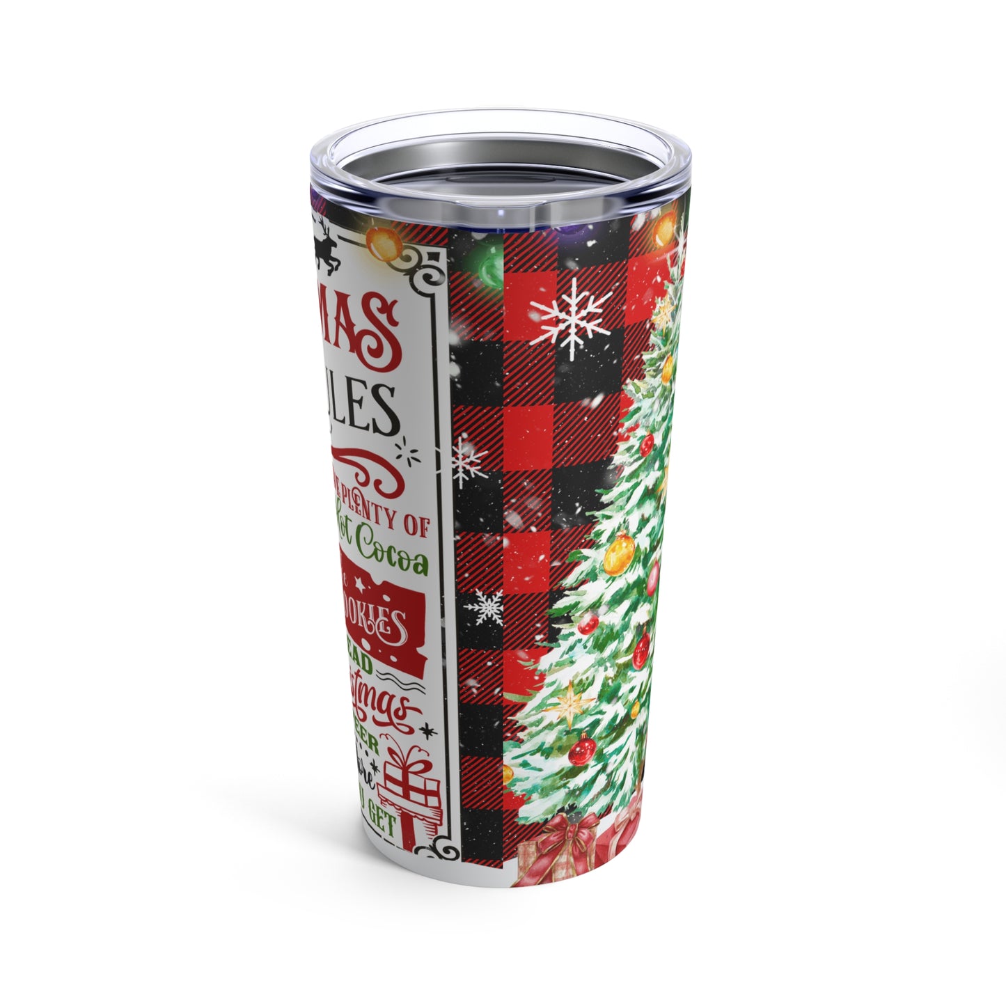 Christmas Rules Tumbler 20oz