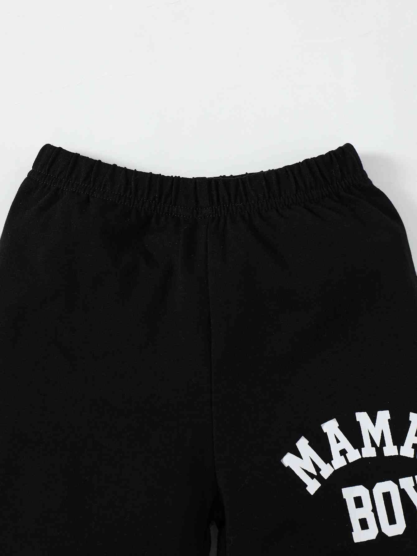 MAMA'S BOY Hoodie and Shorts Kit