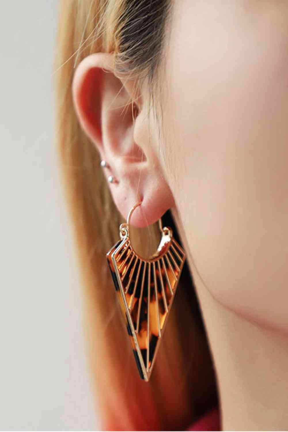 Alloy Geometric Earrings