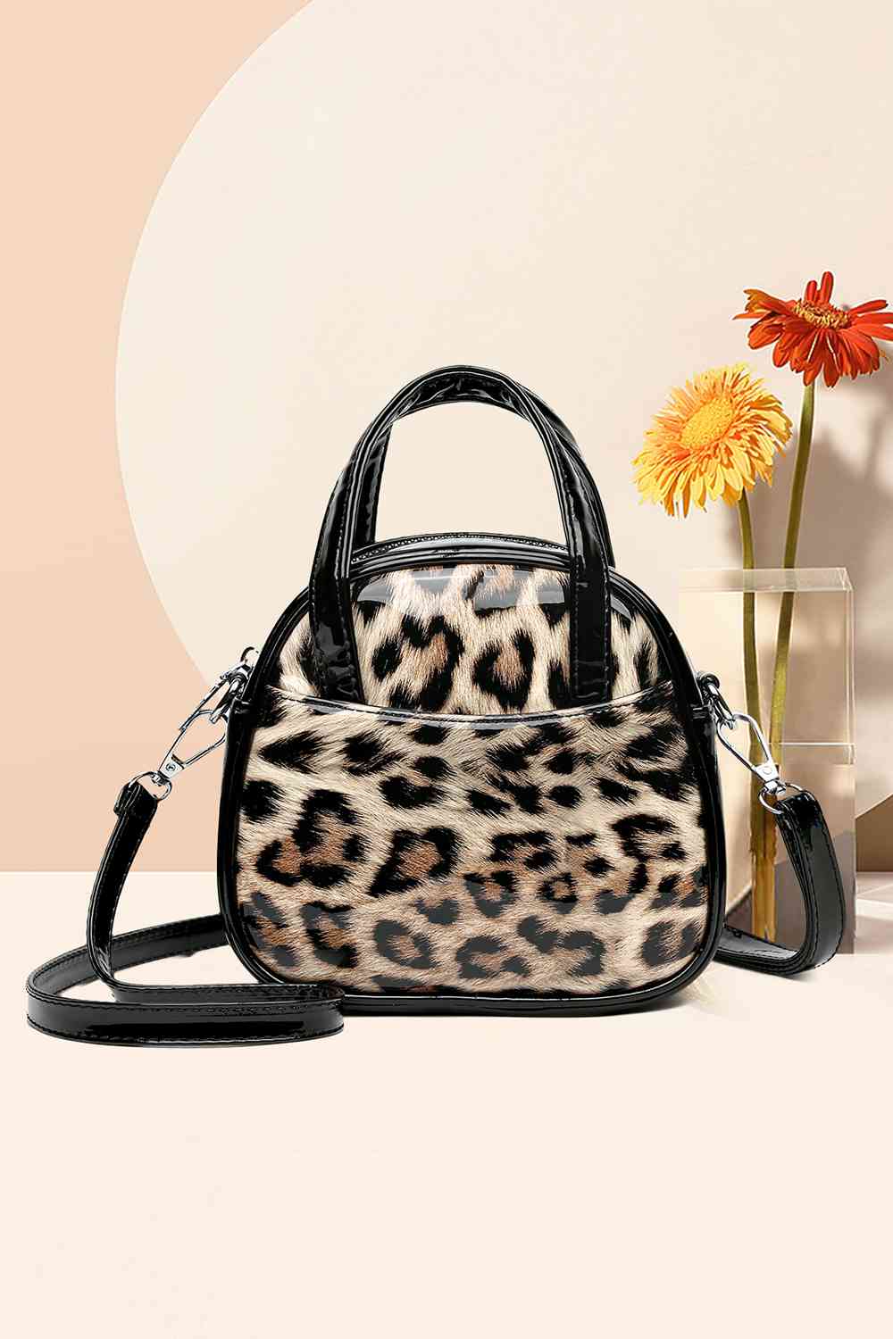 Animal Print PU Leather Crossbody Bag