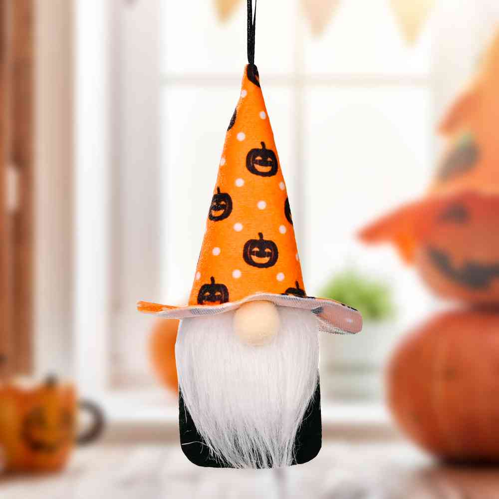 Assorted 2-Piece Halloween Element Gnome Hanging Widgets