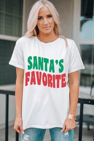 SANTA'S FAVORITE Short Sleeve T-Shirt