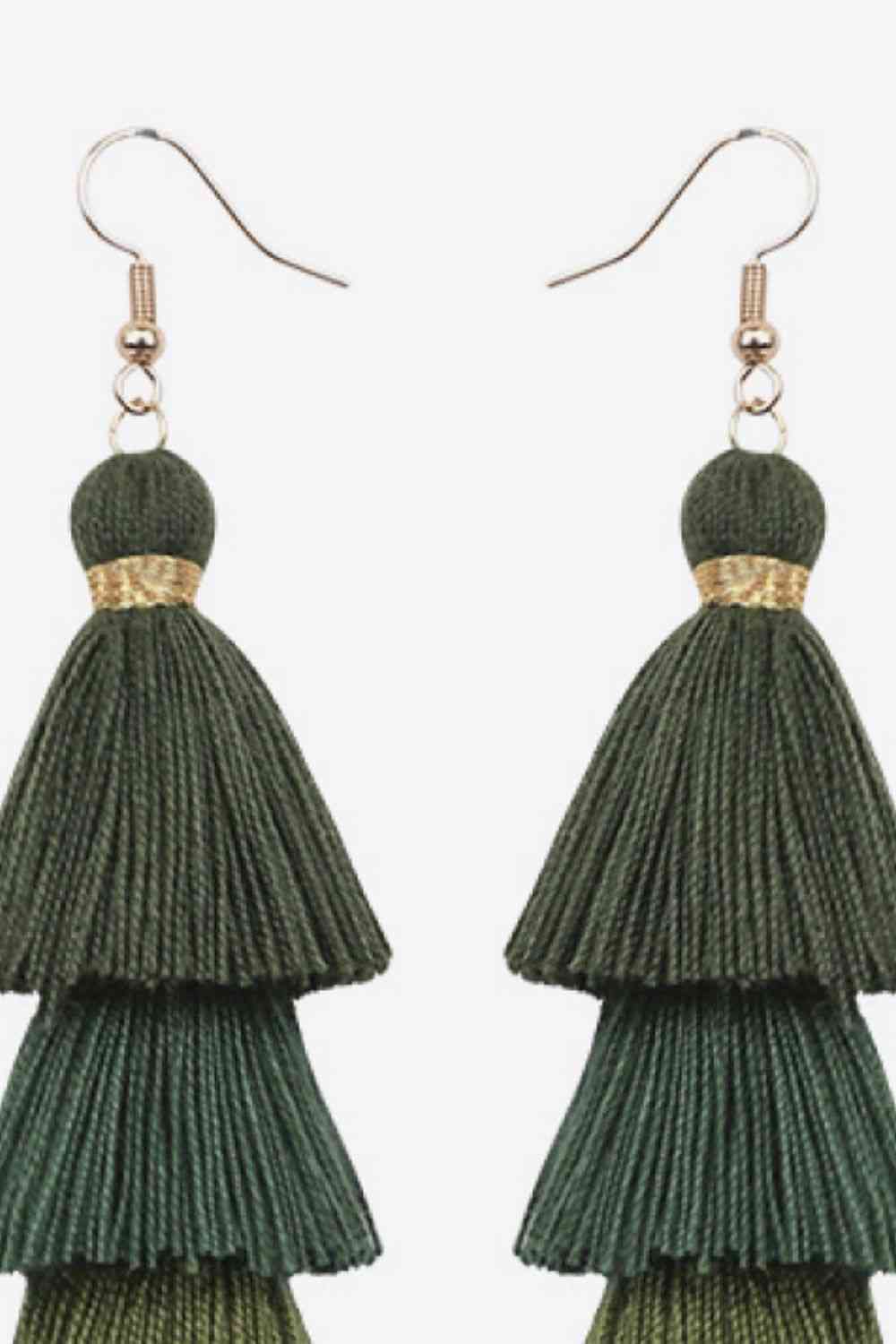 Layered Tassel Earrings