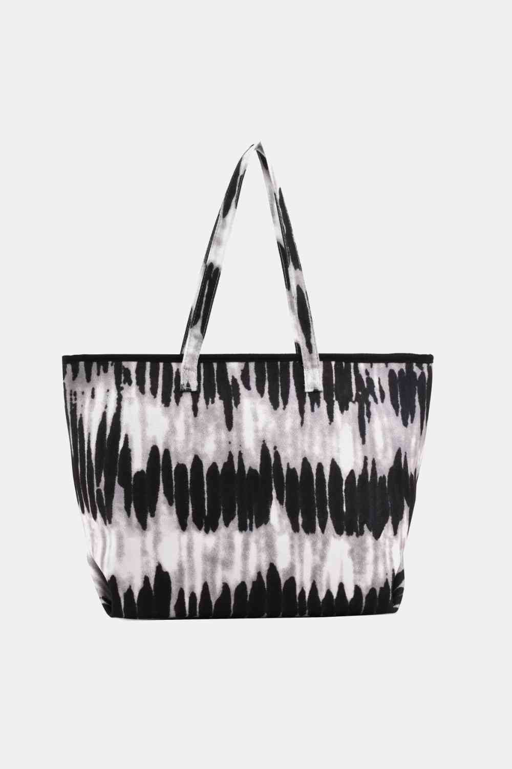 Printed PU Leather Tote Bag