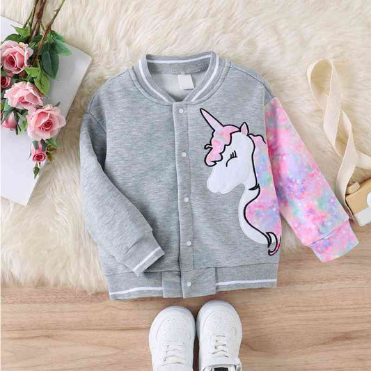 Unicorn Graphic Long Sleeve Jacket