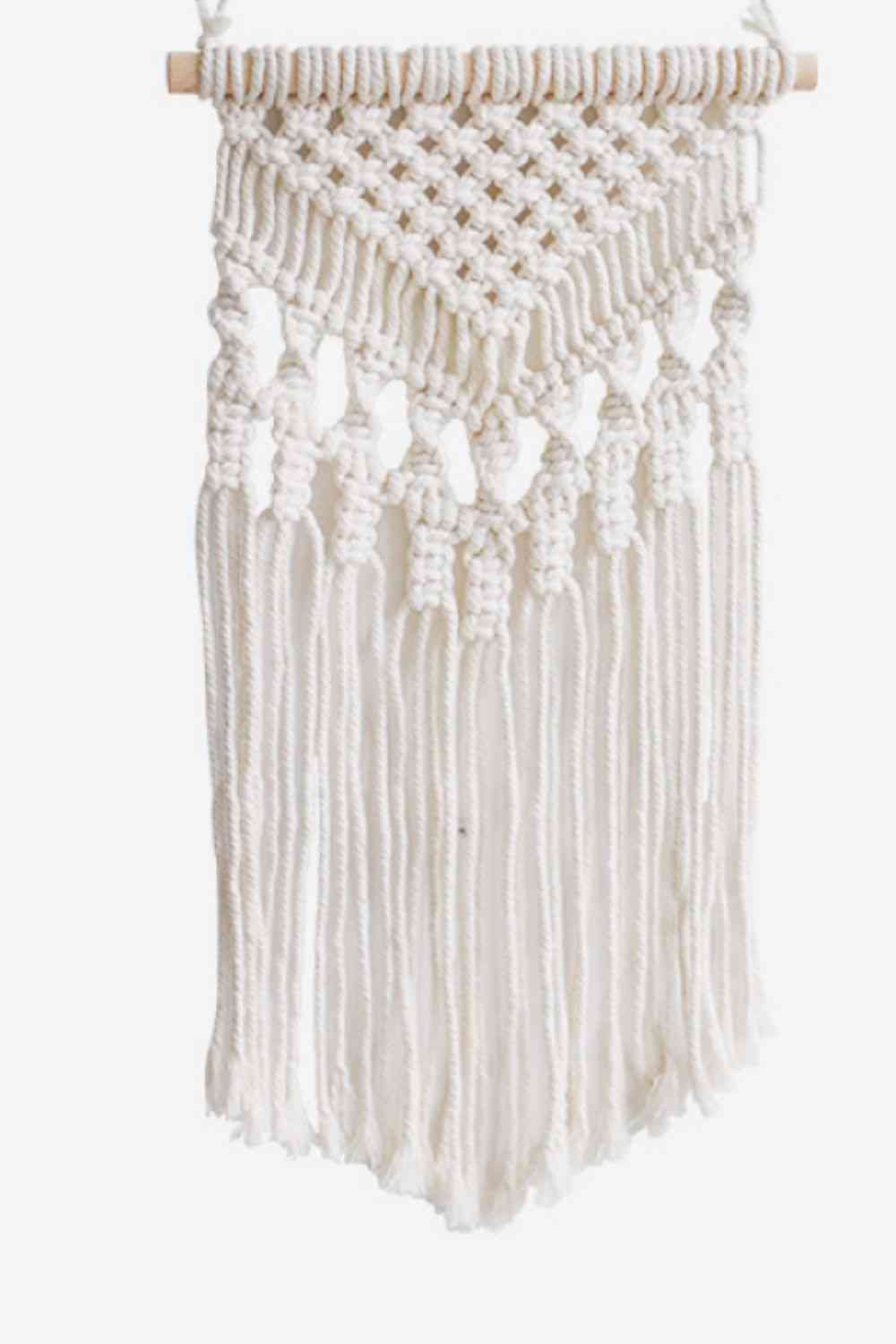 Macrame Fringe Wall Hanging Decor