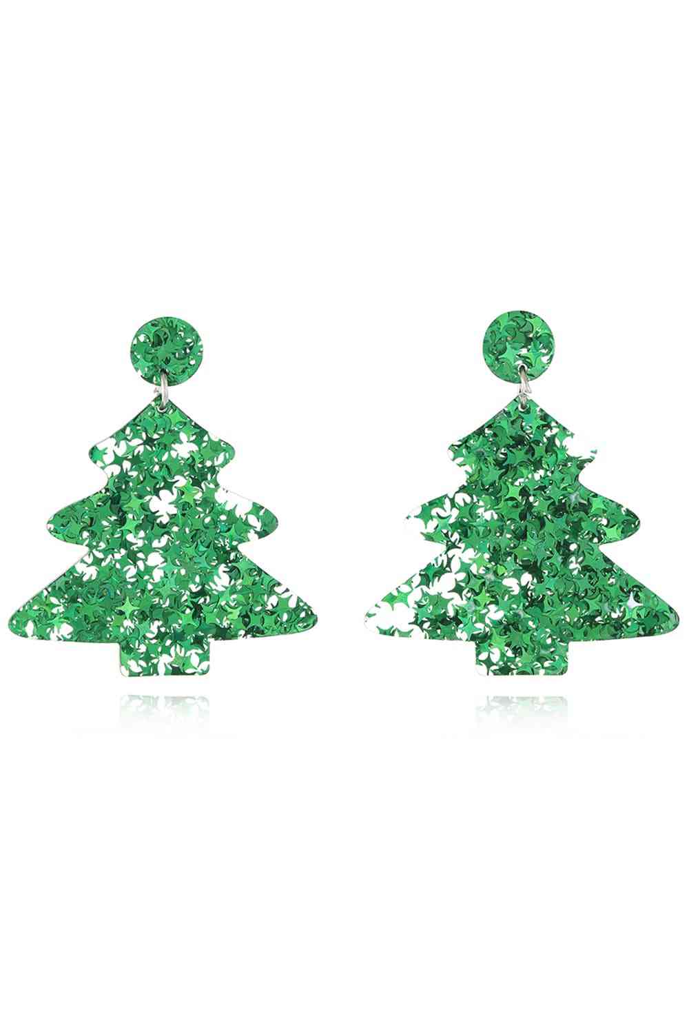 Christmas Tree Acrylic Earrings